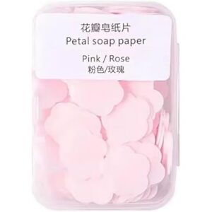next store 3 piece pink soap paper set convenient portable personal travel bag use quick effec 69.6